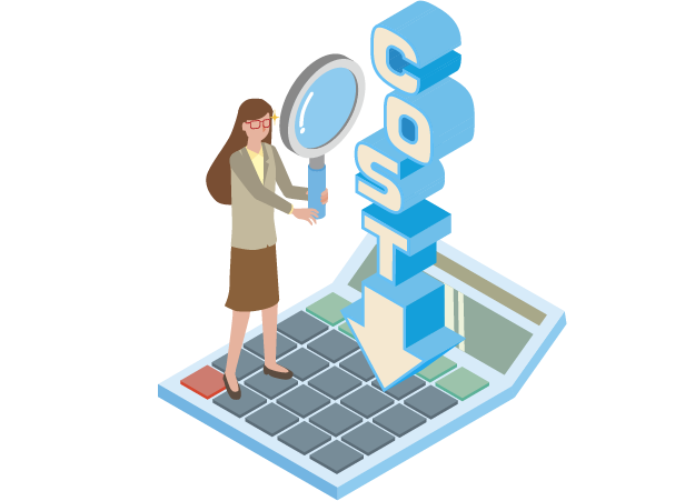 中速充電器の特長1。急速充電器より導入コストを抑えやすい高コストパフォーマンス